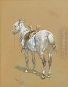 Old Piegan by Frederic Remington