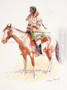 A Bunch Of Buckskins-a Breed by Frederic Remington