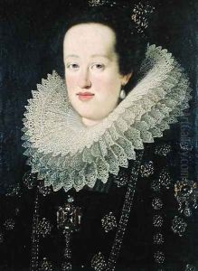 Portrait of Eleonora de Gonzaga Mantua 1598-1655 1622-55 by Justus Sustermans