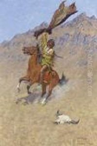 The Signal (if Skulls Could Speak) by Frederic Remington