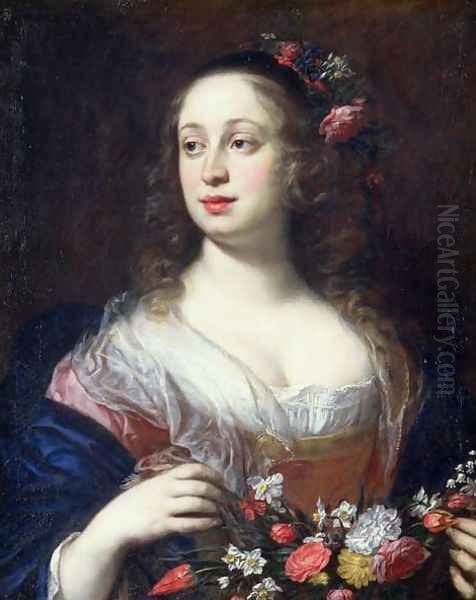 Portrait of Vittoria della Rovere dressed as Flora, c.1639 - view 1