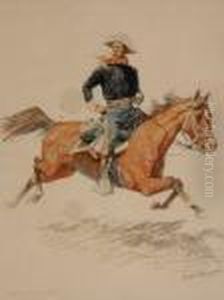 The Cavalry Officer by Frederic Remington