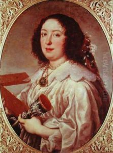 Portrait of Vittoria della Rovere as St. Helena, 1669