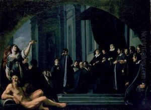 The Senators of Florence Swearing Allegiance to the Grand Duke of Tuscany