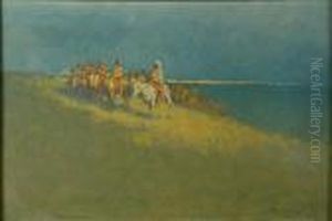 Hole In The Day by Frederic Remington