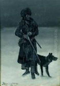 The French Canadian Trapper by Frederic Remington