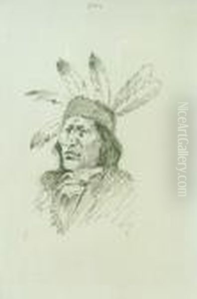 Indian With Six Feathers #240 - view 1