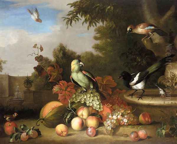 Still-Life of Fruit and Birds - view 1