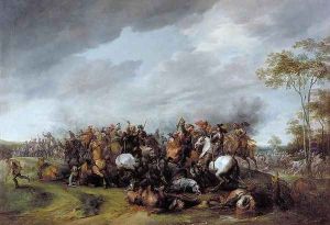 A Cavalry Engagement 1618 by Pieter Snayers