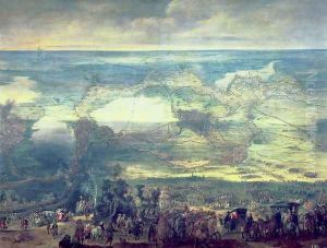 The Infanta Isabella Clara Eugenia at the Siege of Breda of 1624 by Pieter Snayers