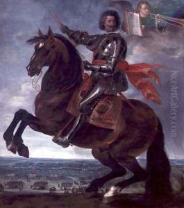 Portrait of General Graf Bouquoy by Pieter Snayers