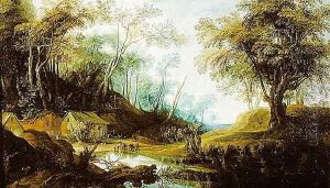 Wooded Landscape with a Pond