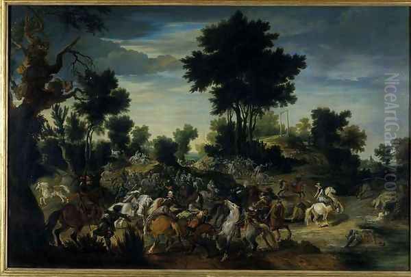 Riders advancing into a brook, 1601-15 - view 1