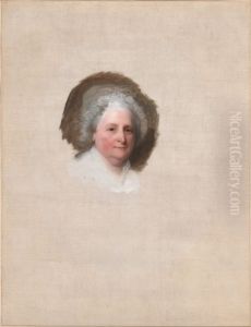 Martha Washington (The Athenaeum Portrait) by Gilbert Stuart