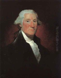 Portrait of George Washington (Vaughan Washington) 1795 by Gilbert Stuart