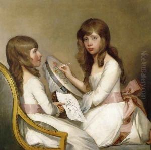 Anna Dorothea Foster and Charlotte Anna Dick by Gilbert Stuart