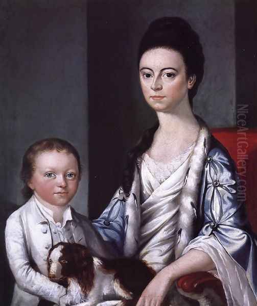 Christian Stelle Banister and Her Son, John - view 1