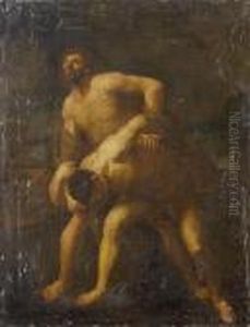 Hercules And The Hydra by Guido Reni