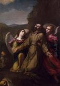 San Francesco Riceve Lestimmate by Guido Reni