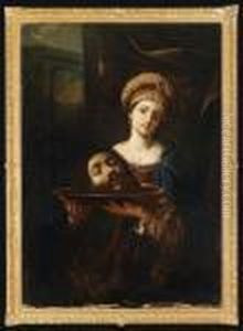 Nachahmer Salome Mit Dem Haupt Des Taufers