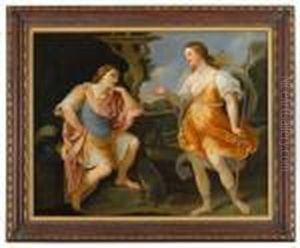 Venus And Adonis by Guido Reni