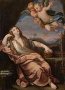 Die Bussende Maria Magdalena by Guido Reni