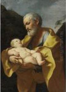 St. Joseph And The Christ Child by Guido Reni