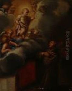 L'enfant Jesus Apparaissant A Saint Antoine by Guido Reni