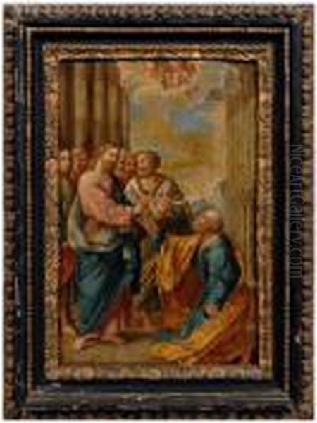 Christ Presenting The Keys To Saint Peter - view 1