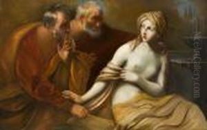 Suzanne Et Les Vieillards by Guido Reni