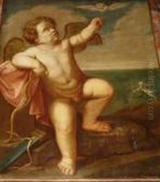 Amor With Pigeon - view 1