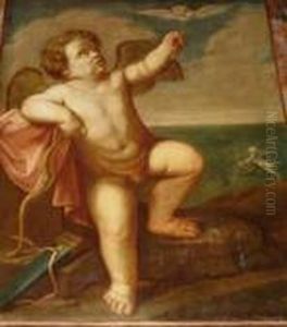 Amor With Pigeon by Guido Reni