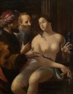 Susanna E I Vecchioni by Guido Reni