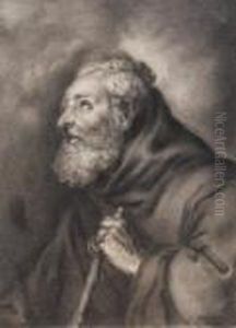 Study Of An Elderly Man by Guido Reni