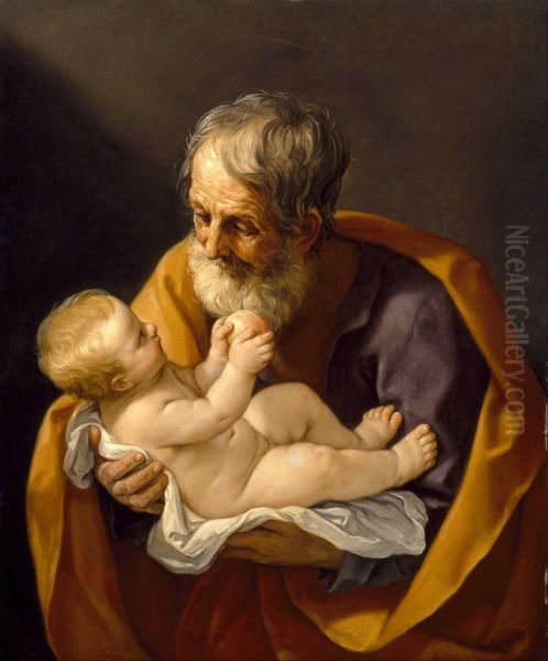 Saint Joseph And The Christ Child - view 1