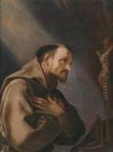 San Franceso In Preghiera by Guido Reni