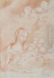 Maria Med Jesusbarnet by Guido Reni