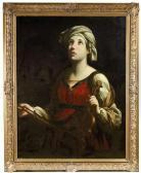 Stcecilia. Oil/canvas/panel - view 1
