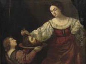 Salome With The Head Of Saint John The Baptist by Guido Reni