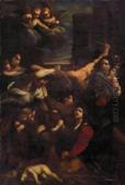 Seguace Del Xvii. Secolo Derbethlehemistische Kindermord/il Massaccro Degli Innocenti - view 1