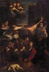 Seguace Del Xvii. Secolo Derbethlehemistische Kindermord/il Massaccro Degli Innocenti by Guido Reni