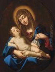 Madonna Col Bambino Dormiente by Guido Reni