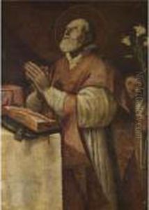 The Vision Of Saint Filippo Neri (1515 - 1595) by Guido Reni