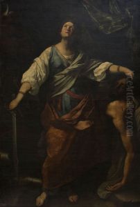 Judith With The Head Of Holofernes by Guido Reni