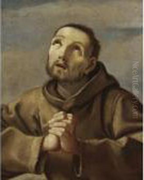 Saint Francis At Prayer - view 1
