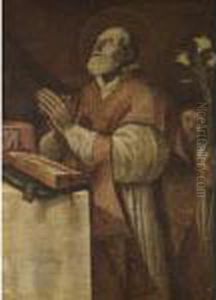 The Vision Of Saint Fillippo Neri by Guido Reni