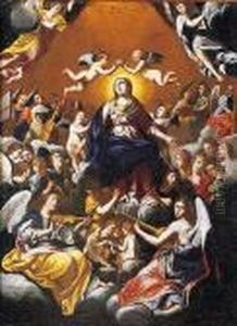 La Coronacion De La Virgen by Guido Reni