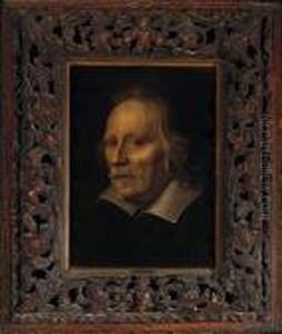 A Portrait Of An Old Man With A Beard by Guido Reni