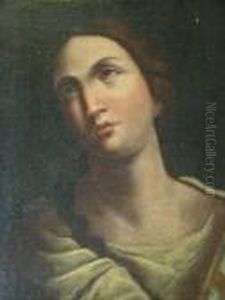 18th Century- Portrait Of St. Cecilia by Guido Reni