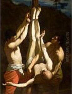Crucifixion Of Saint Peter by Guido Reni